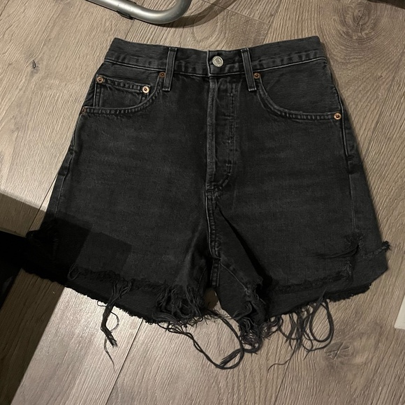 Agolde Mila Jean Shorts - Picture 2 of 4